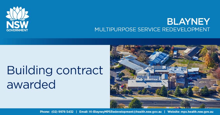 Main building contract awarded